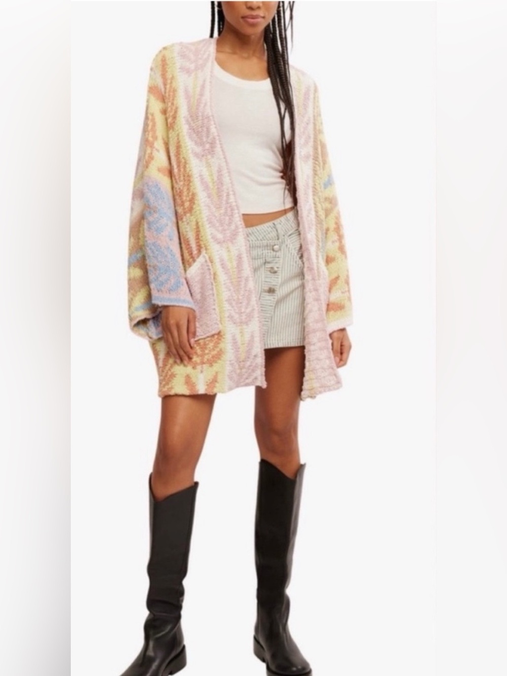 Free People Mallorca Oversized Cardi